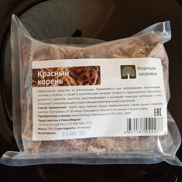 КРАСНЫЙ КОРЕНЬ 100 гр форм.зд в интернет магазине Pepper.kz