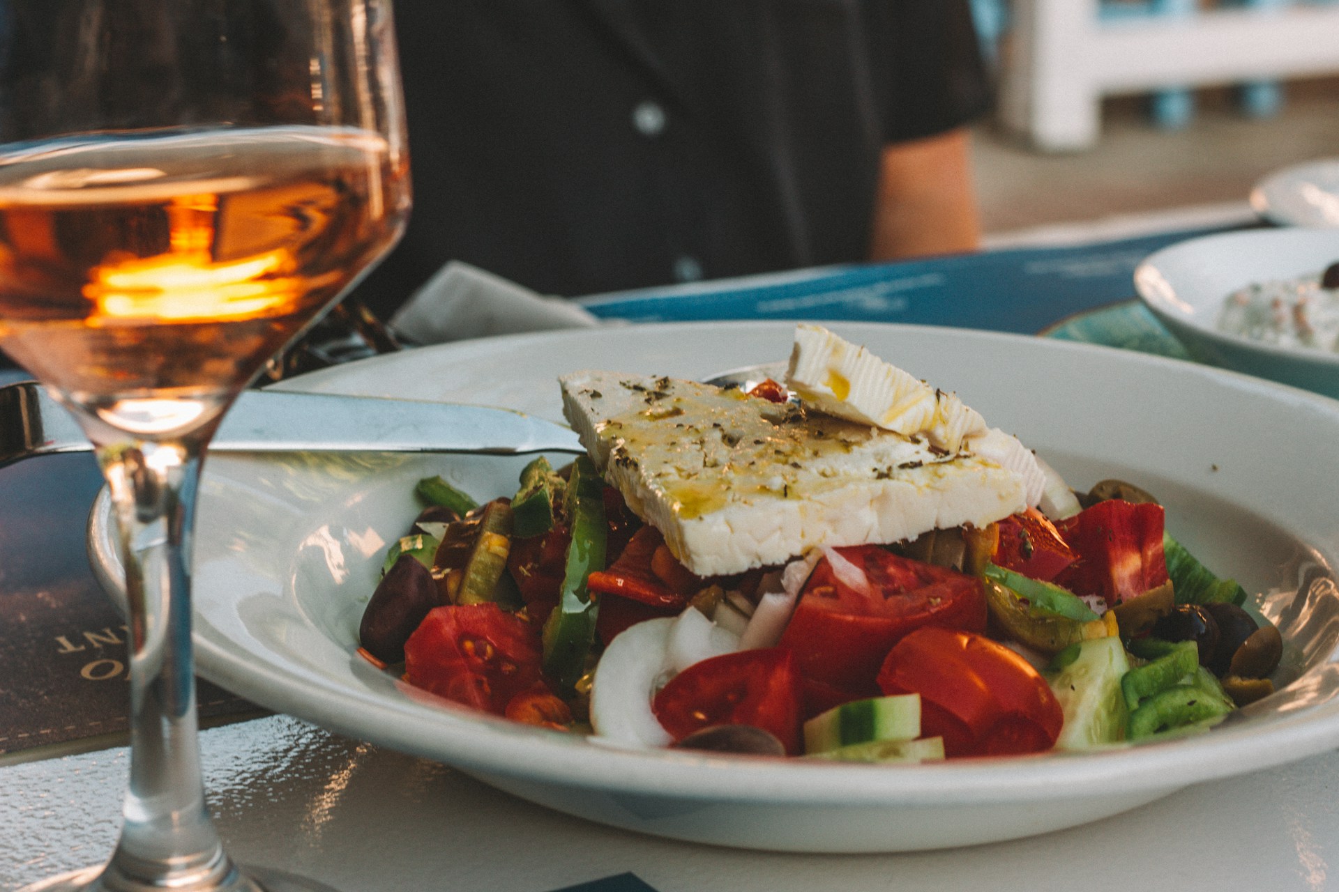 Греческий салат со специями