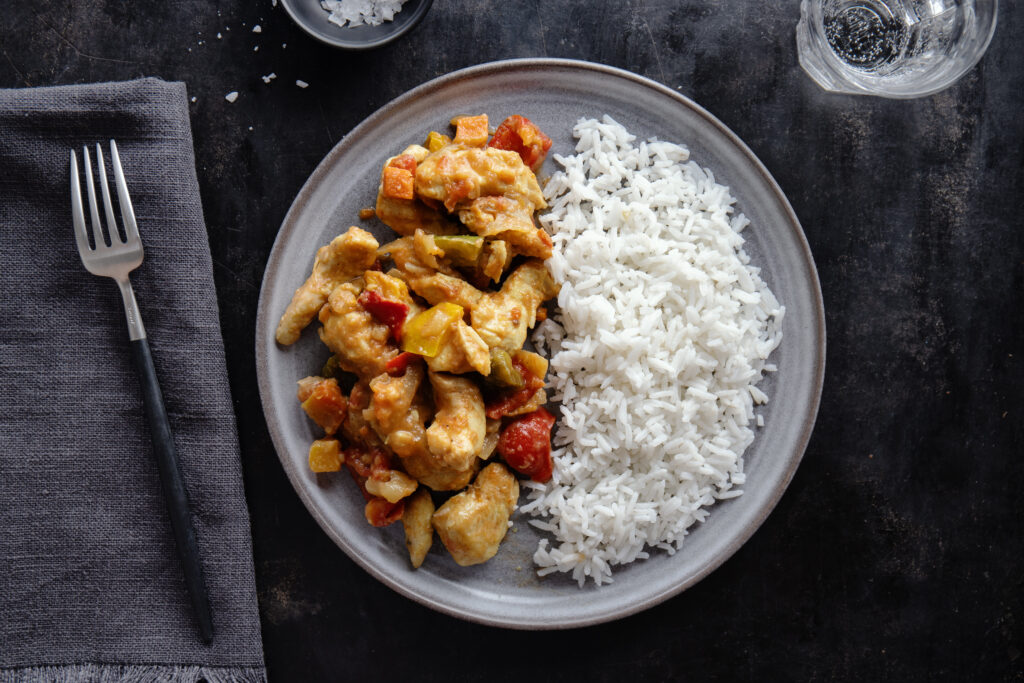 рецепт риса с курицей и грибами